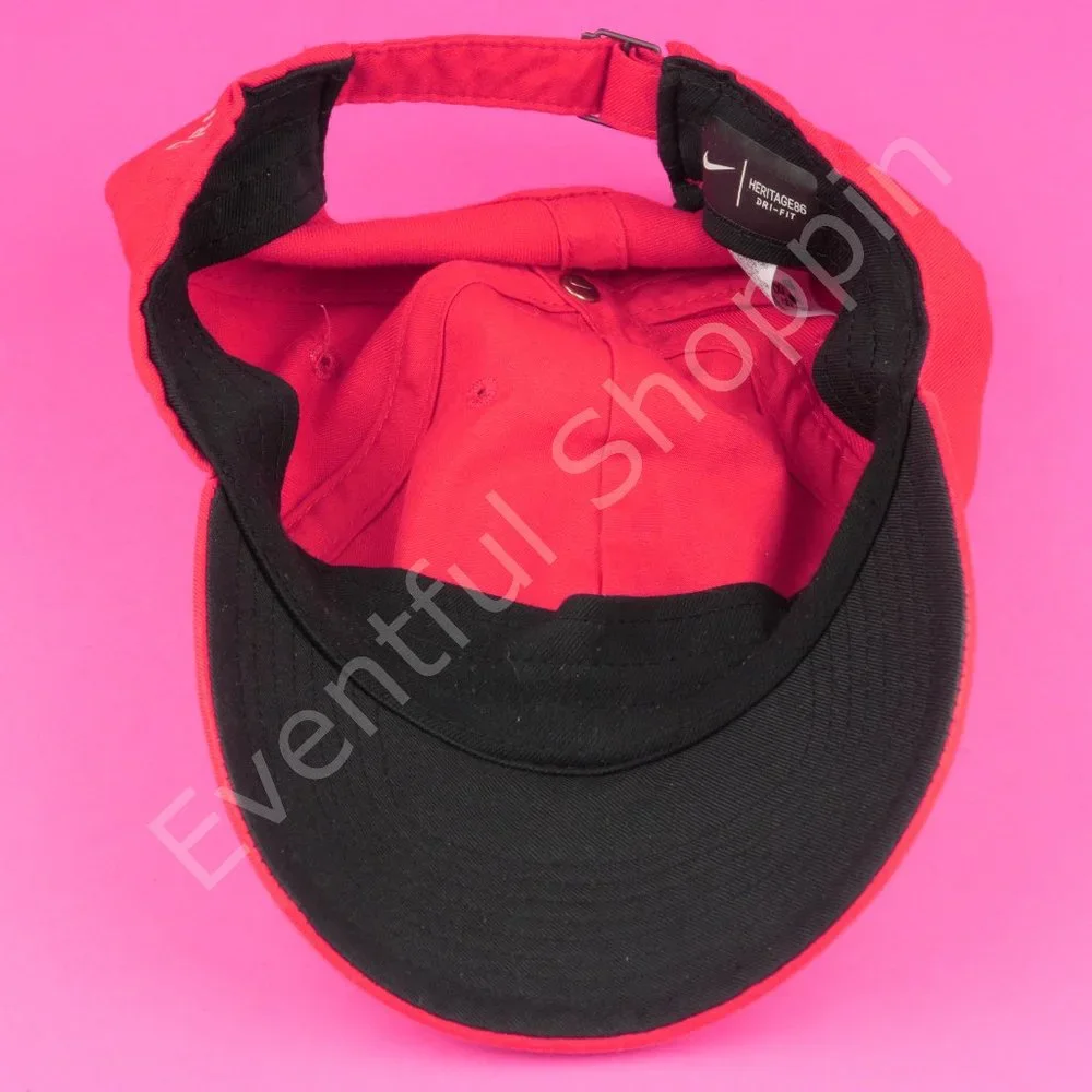 Nike Red Georgia Bulldogs Vault Swoosh Heritage 86 Adjustable Hat in Red - Picture 9 of 12